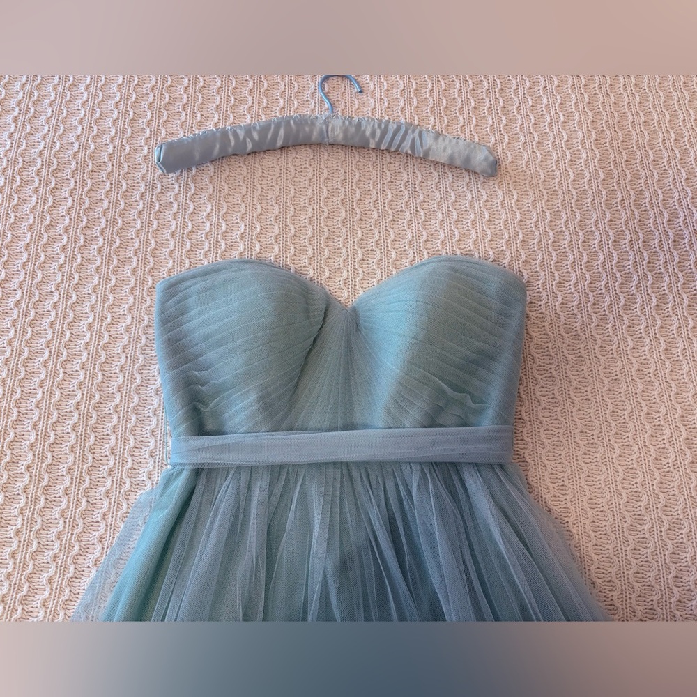 BHLDN x Jenny Yoo | Annabelle Convertible Gown | Seaglass Strapless Bridesmaid